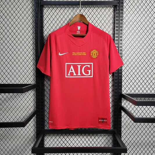2007/08 Manchester United home retro jersey (NO PATCH)