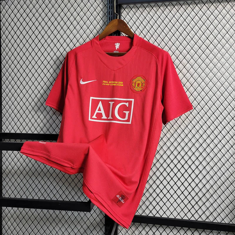 2007/08 Manchester United home retro jersey (NO PATCH)