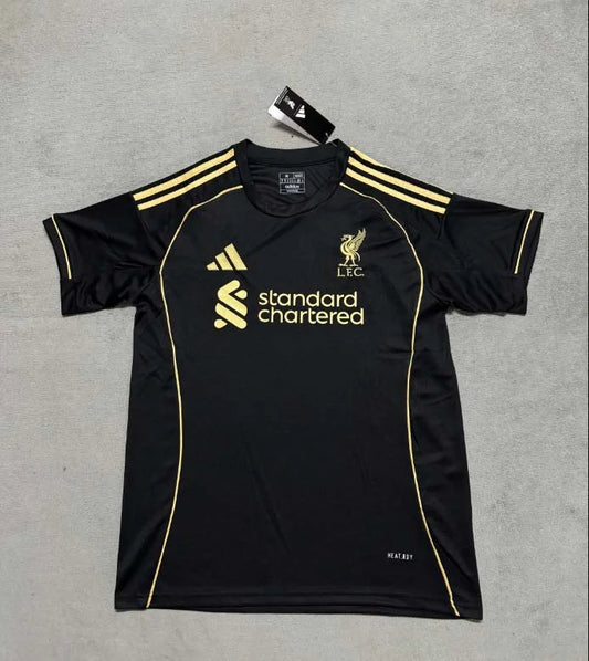 2025/26 Liverpool black+gold special edition jersey